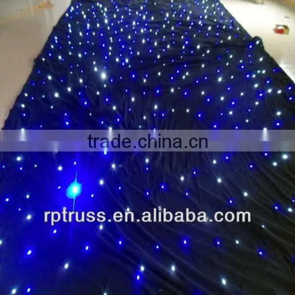 Width*height: 7mx5m pipe stands for Hanging up LED star drapes