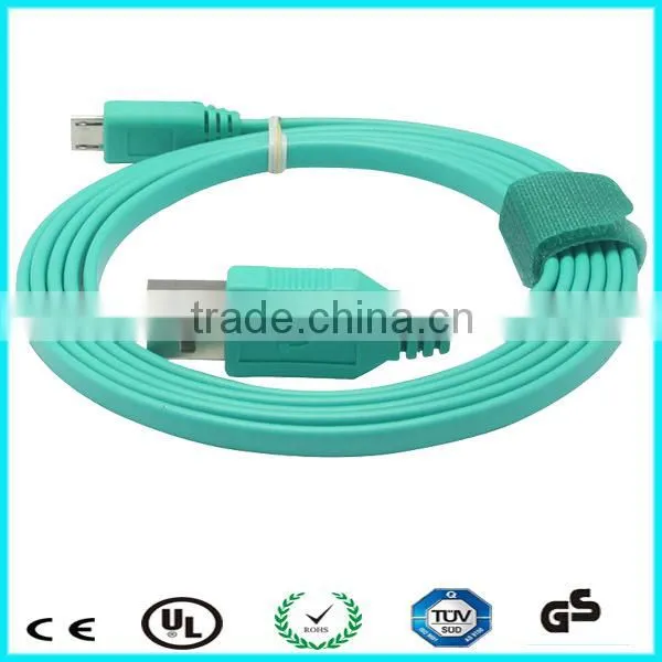 New style high quality 24awg coiled usb charging cable