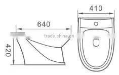 New Product 2017 Water Saving Free Standing Shattaf Toilet Bidet