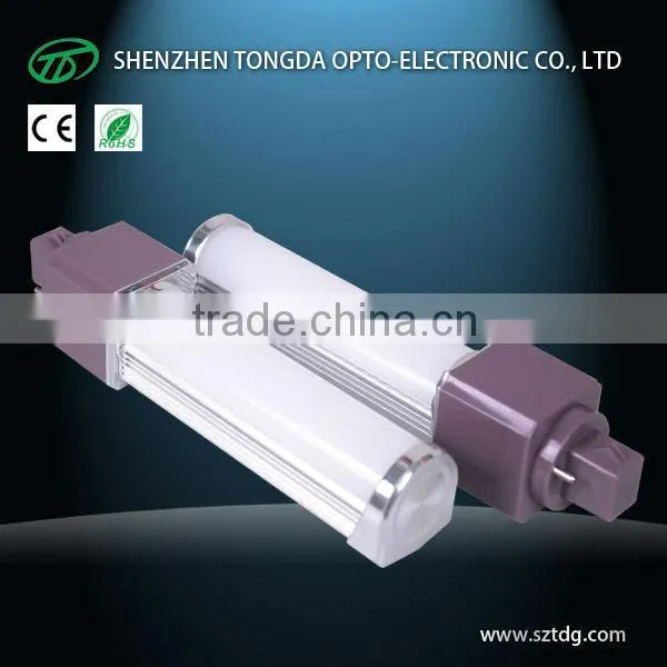 6w 2pins 12pcs smd5050 cool white G24 plc led Lamps