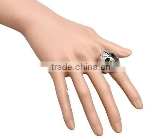 Fashion forward skull titanium steel ring man ring personality punk ring