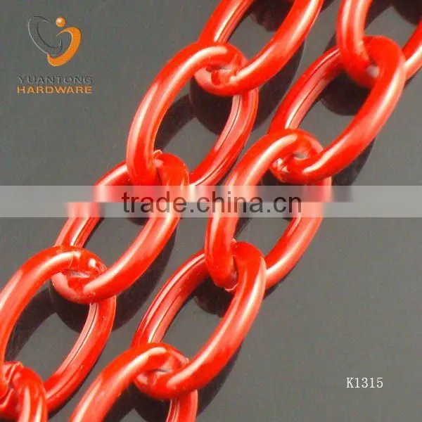 Yiwu Factory wholesale colorful chains in different size and color