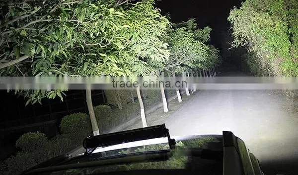 27'' truck roof 10w led light bar single row 120w led light bar for heavy duty vehicles 12*10w leds