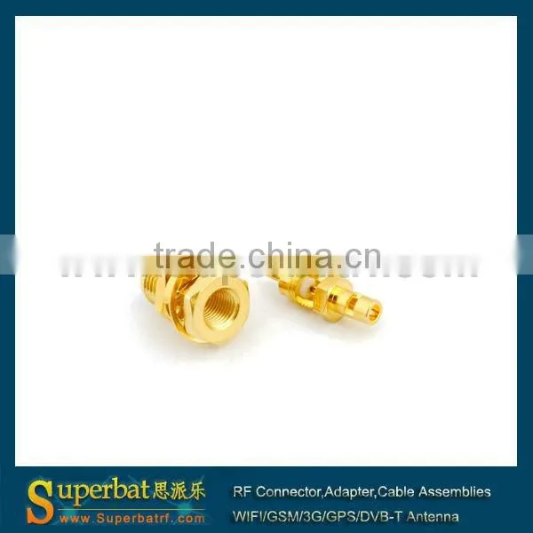 sma jack connector straight Solder female Jack Bulkhead connector for 1.37mm cable sma wire
