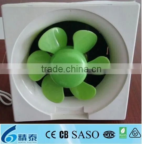 6 inch PP+Metal housing Iraq Square Wall Mounted exhaust fan