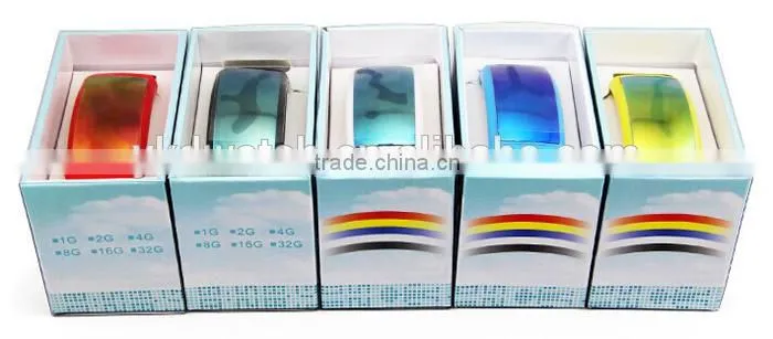 Top Selling Fashion Led Watches USB Silicone Bracelet USB Watch