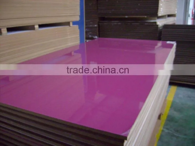 High Gloss acrylic Veneer MDF for Kitchen Furniture