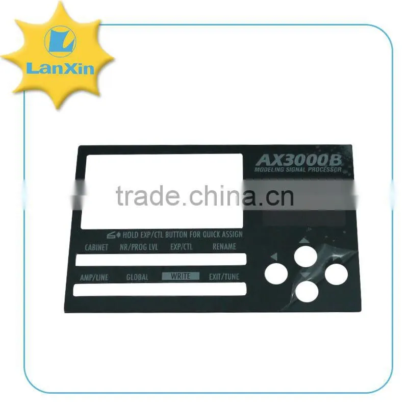 Printing Acrylic window indicator plate