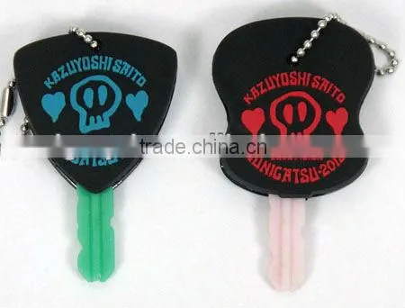 3D Skull Soft pvc key cover for Hallowmas 2013 (MYD-1600)