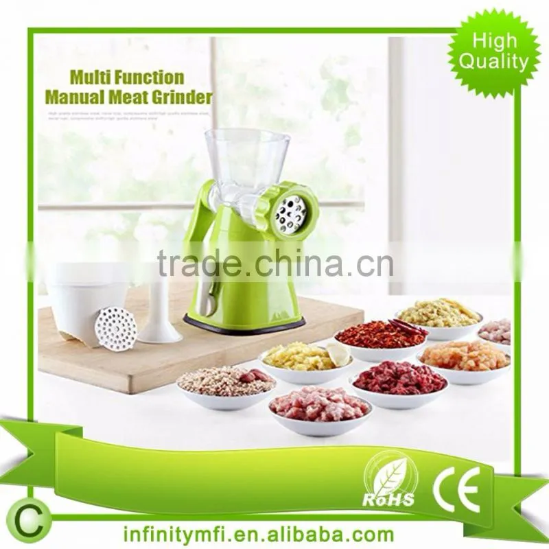 Best Sell Manual Meat Grinder, Vegetable Grinder/Mincer, Sausage Stuffer
