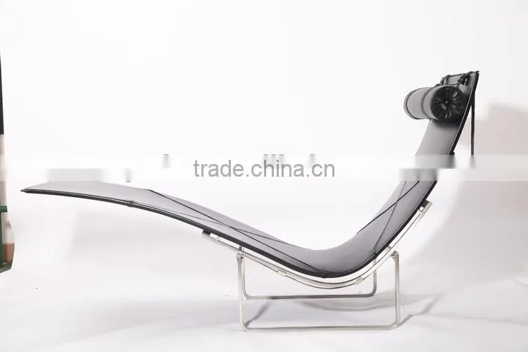 French style luxury unique indoor chaise lounge chair pk24 wholesale