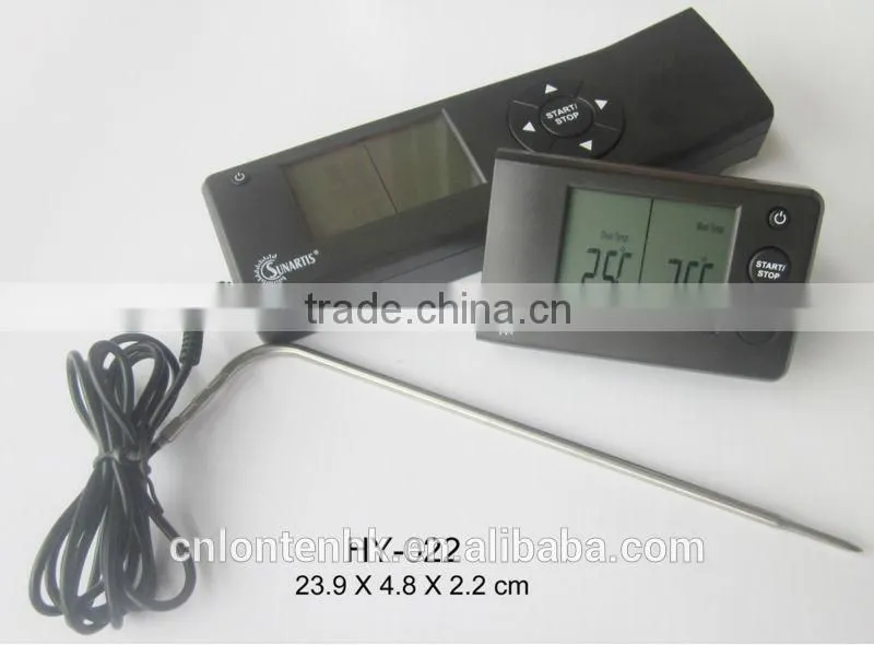 Wireless Probe BBQ Thermometer with Voice Signal