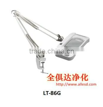 Desk-clamp Rectangle Fluorescent Magnifying Lamp