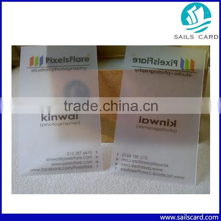 High Quality Transparent Inkjet Pvc Card