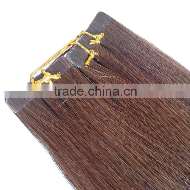 100% remy human hair no short hair inside double drawn hair extensions
