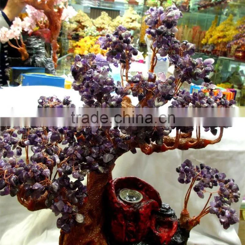 magic design natural rock amethyst crystal trees