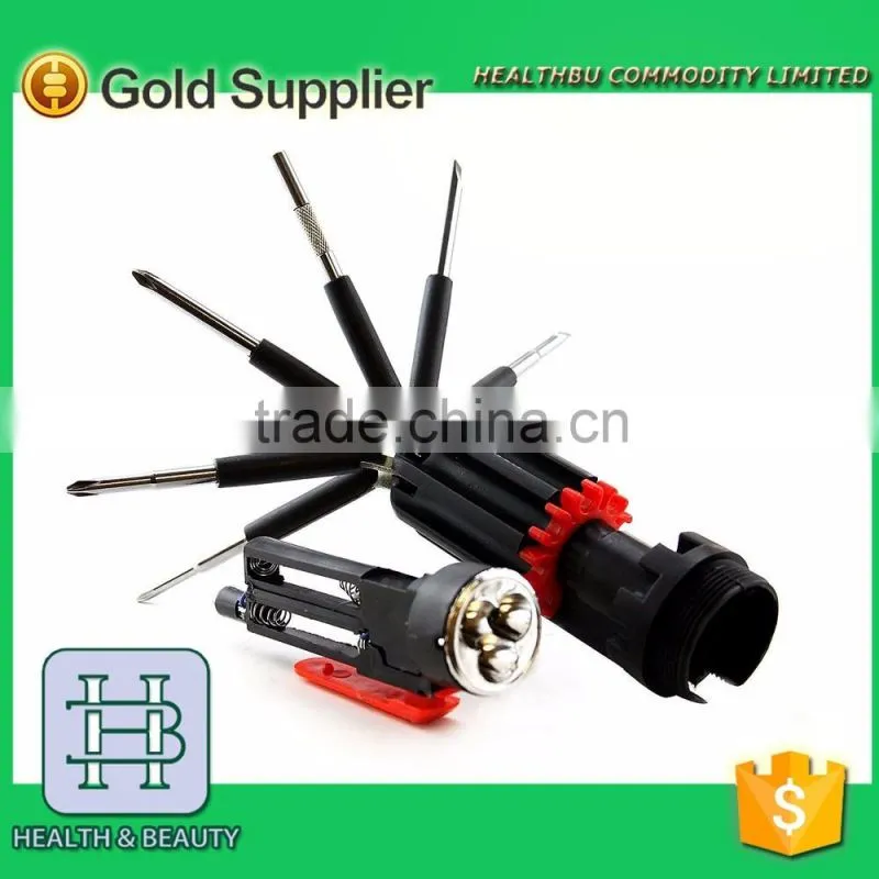 New 8 in 1 multi-screwdriver torch