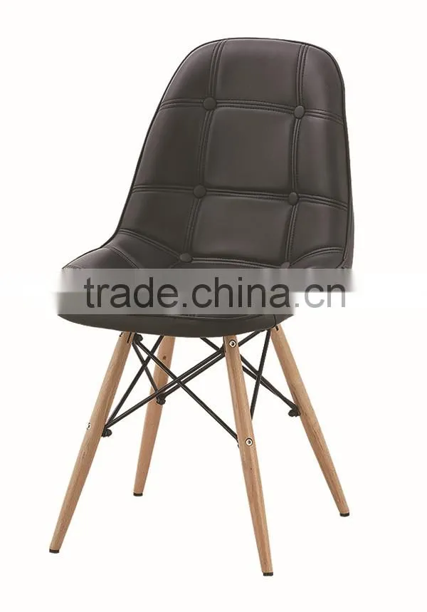 room furniture cheap red leather pu dining chair