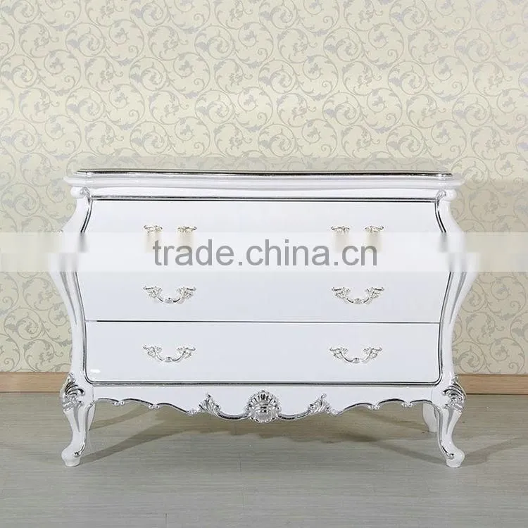 after neoclassical European style Antique bedroom furniture sets Bed Bedside table Wardrobe Dressing table Chair Commode