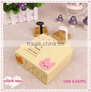 wedding paper cake box design with handle