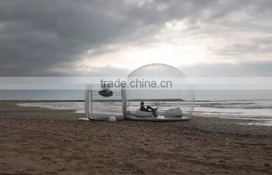 Clear transparent bubble tent for exhibitions