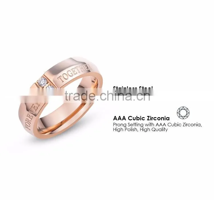 Stainless steel stone ring designs for men