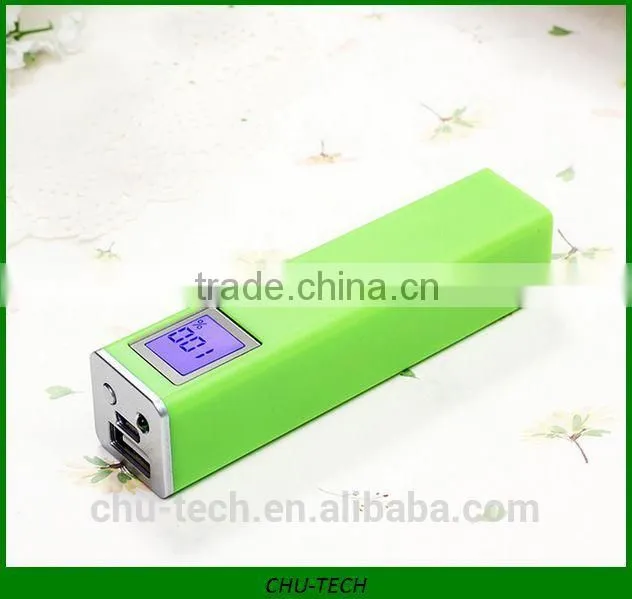 New Product lipstick battery charger 2200mAh with LCD display