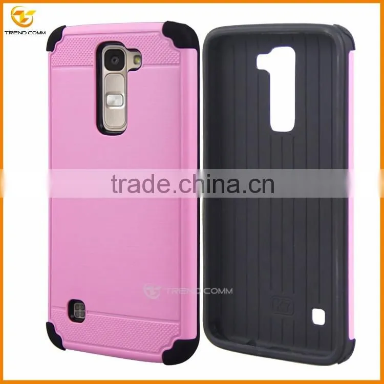 drawing line pc tpu combo hard back case for lg k7