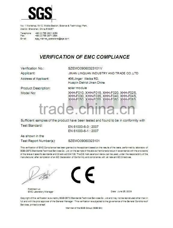 Mono & poly Solar Panel with 2W to 200W Power /CE Certified PV module