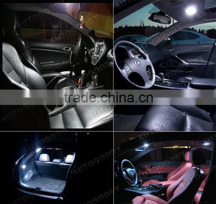 Automotive parts led festoon dome light, 3SMD 5050 factory low price car interior lights