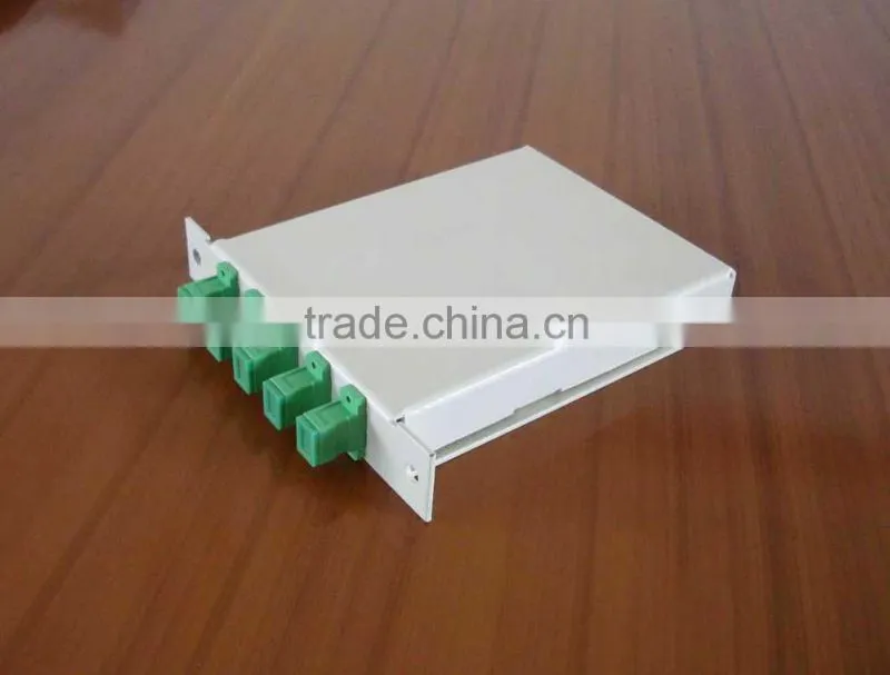 Insertion type splitter,1*2 1*4 1*8 plc optic splitter,splitter with sc adapter