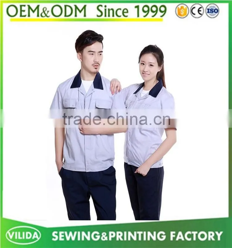 Hot sale Industrial Safety Workwear High Quality Factory Worker Uniform Customized