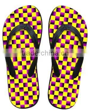 summer beach slippers flip flop fashion digital printing sandal Beautiful comfortable slipper
