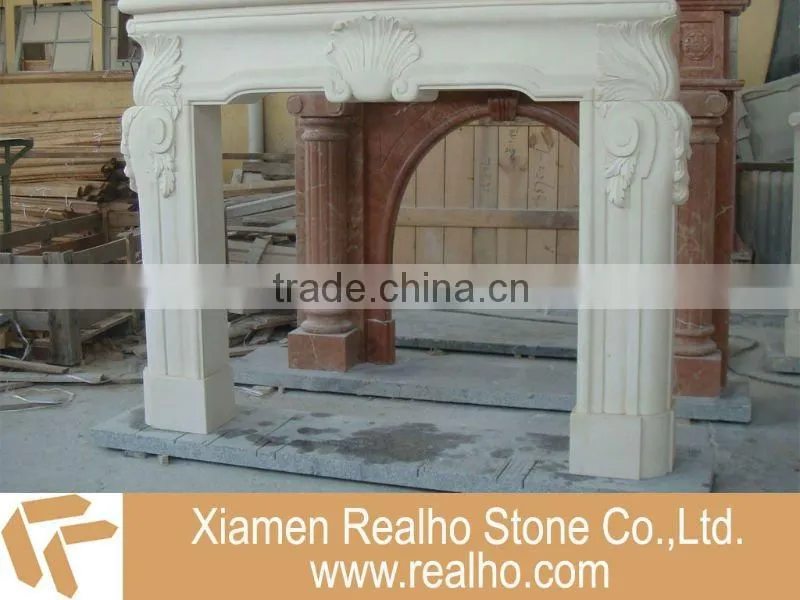 white marble fireplaces