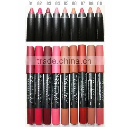 Hot sale Menow kiss proof 19colors matte lip liner lipstick pencil