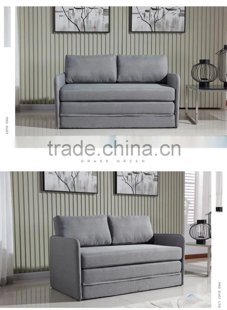 wholesale colorful convertible fabric loveseat sleeper