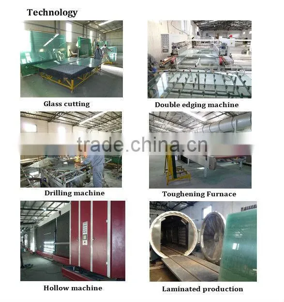 6.38mm/ 8.38mm /10.38mm/12.38mm Laminated Glass with CE and ISO9001
