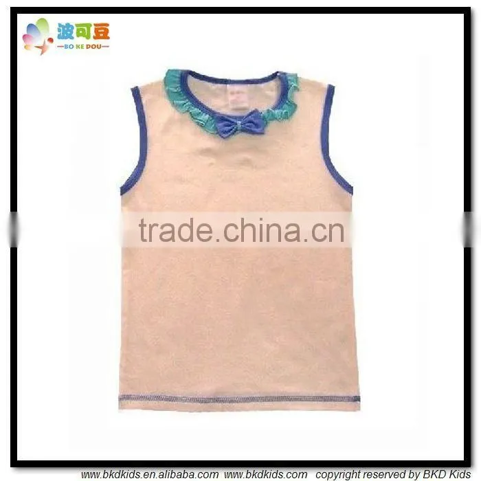 BKD plain cotton summer baby vest