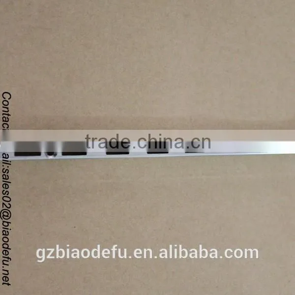 Metal shelf channel single hole 1/2" channel BA-001