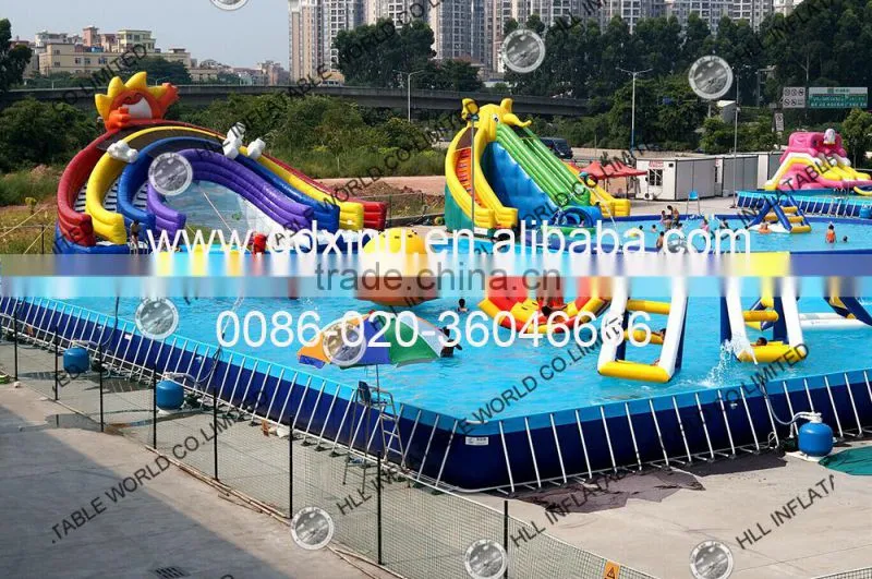 Inflatable water park game