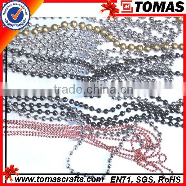 Guangzhou custom hot sale 1mm ball chain