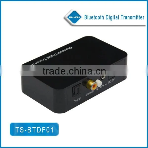 Long Range Bluetooth Sender with Optical Coaxial Input, Use Adapter TV Audio