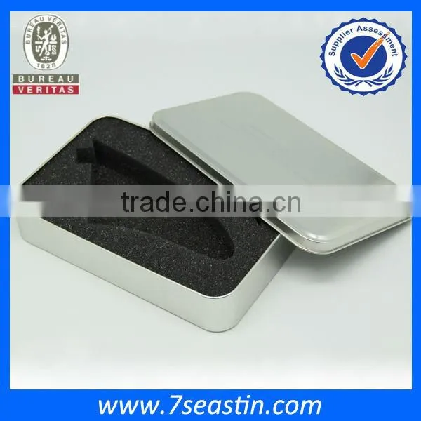 wholesale rectangular metal tin box for candy chocolate packaging from Dongguan factory