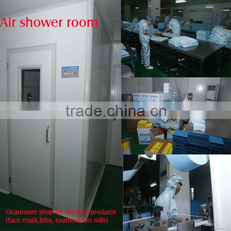Disposable LDPE sleeve covers blue/white for catering/surgical
