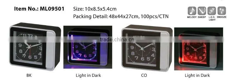 ML09501 LED melody alarm clock