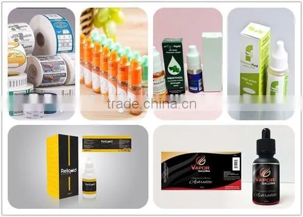 e liquid bottle e juice bottle dropper bottle label sticker