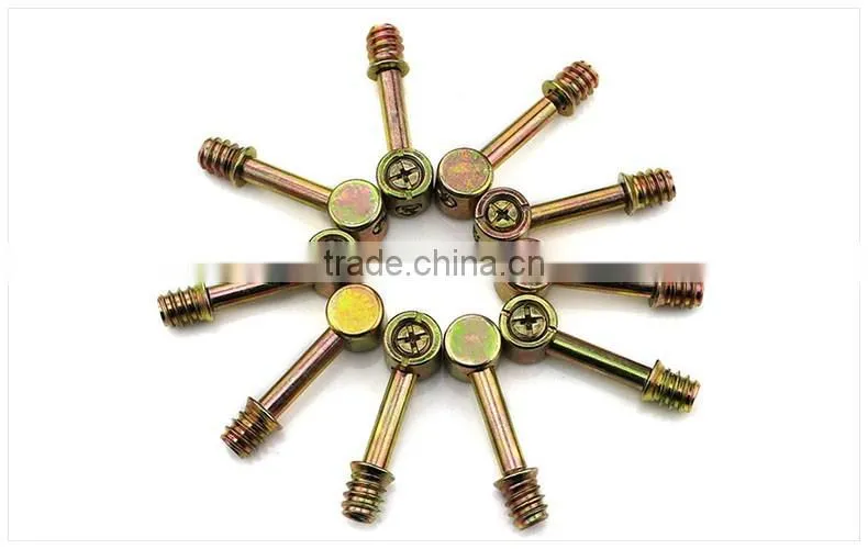 Four in One connecting fittings, furniture nuts and bolts, hammer connecting fittings