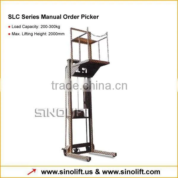 Sinolift-Manual Winch Order Picker with CE