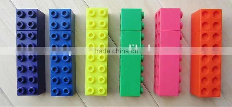 Customized promotional colorful Building Blocks Highlighter