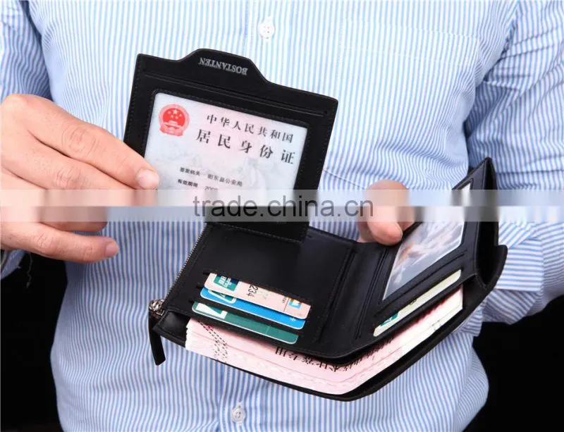 Handmade Business Young Men Wallet with Card Holder and Coin Slot Top Grain Cowhide Leather